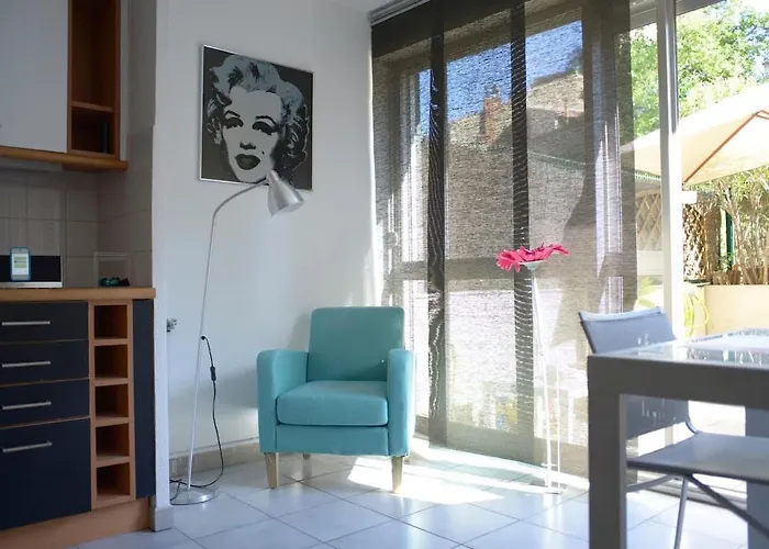 F3 climatisé-terrasse 30 m2- Parking-Antigone
